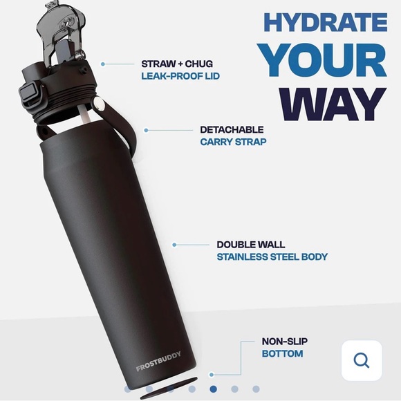 Frost Buddy 32 Oz Bottle Buddy in Purple Glitz - Picture 5 of 6